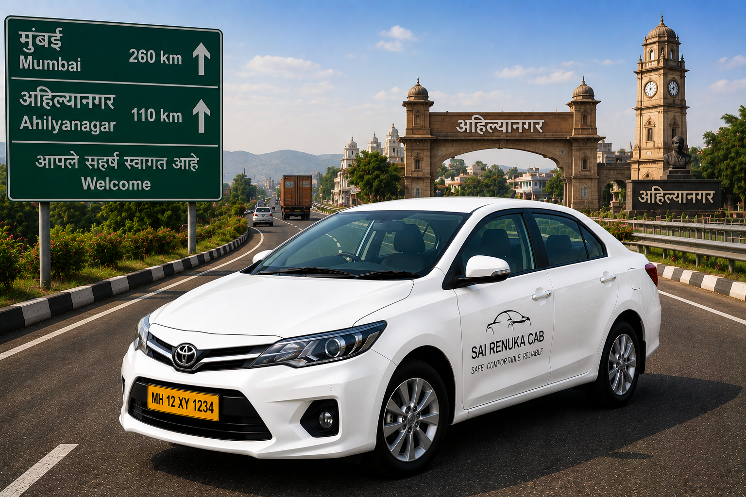 Mumbai to Ahilyanagar Cab