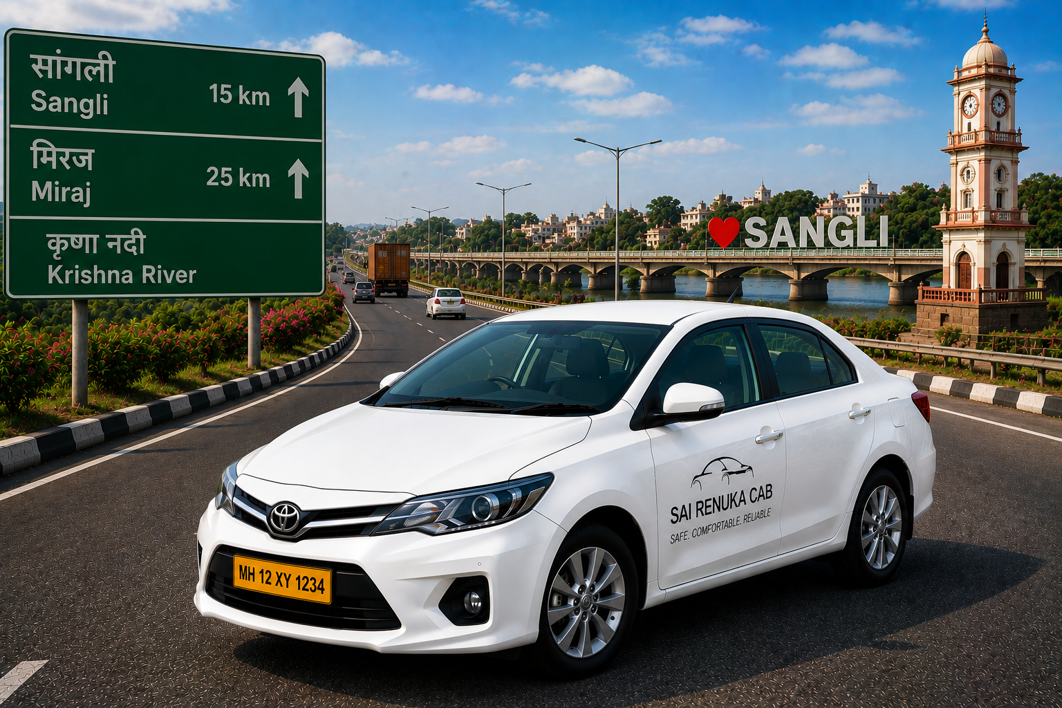 Mumbai to Sangli Cab